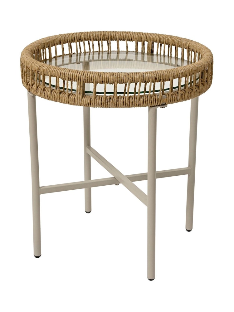 Outdoor Living Beige Montevideo 2 Seater Garden Furniture Set - Image 4 of 4 Outdoor Living Beige Montevideo 2 Seater Garden Furniture Set - Image 4 of 4