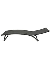 Outdoor Living Grey Farum Aluminium Sunlounger - Image 2 of 4