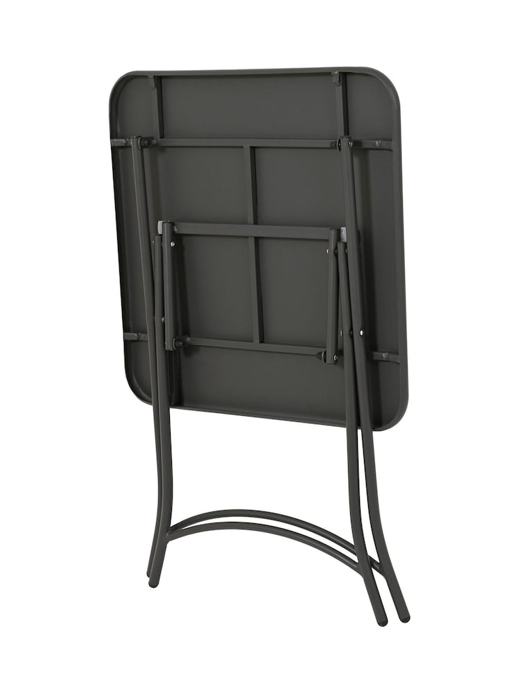 Outdoor Living Grey Silkeborg Steel Bistro Set - Image 2 of 6 Outdoor Living Grey Silkeborg Steel Bistro Set - Image 2 of 6