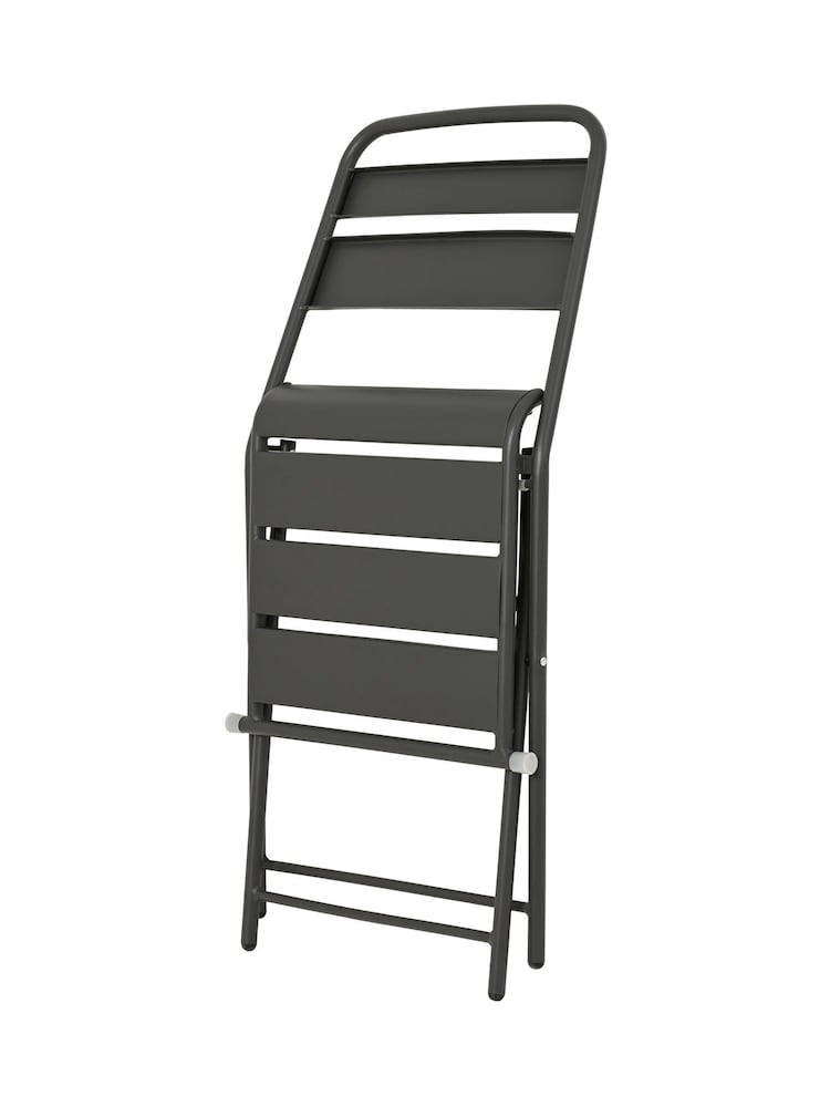 Outdoor Living Grey Silkeborg Steel Bistro Set - Image 6 of 6 Outdoor Living Grey Silkeborg Steel Bistro Set - Image 6 of 6