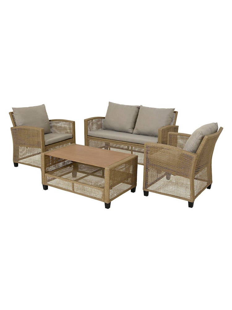 Outdoor Living 4 Piece Alicante Garden Furniture Set - Image 5 of 5 Outdoor Living 4 Piece Alicante Garden Furniture Set - Image 5 of 5