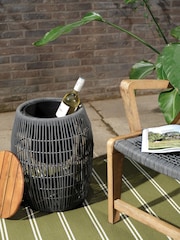 Outdoor Living Seville Acacia Storage 3-in-1 Side Table - Attēls 3 no 7