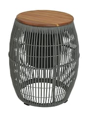 Outdoor Living Seville Acacia Storage 3-in-1 Side Table - Attēls 4 no 7