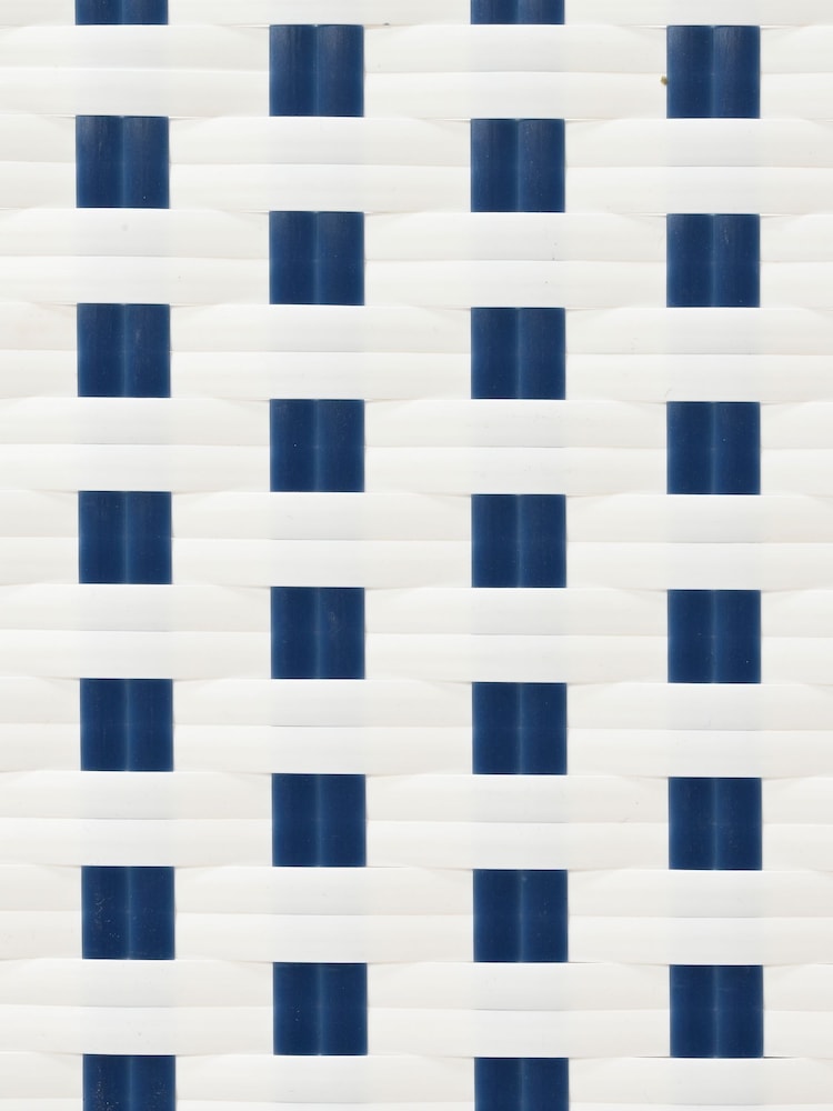 Outdoor Living Navy Bellano Wicker Bistro Set - Image 5 of 5 Outdoor Living Navy Bellano Wicker Bistro Set - Image 5 of 5