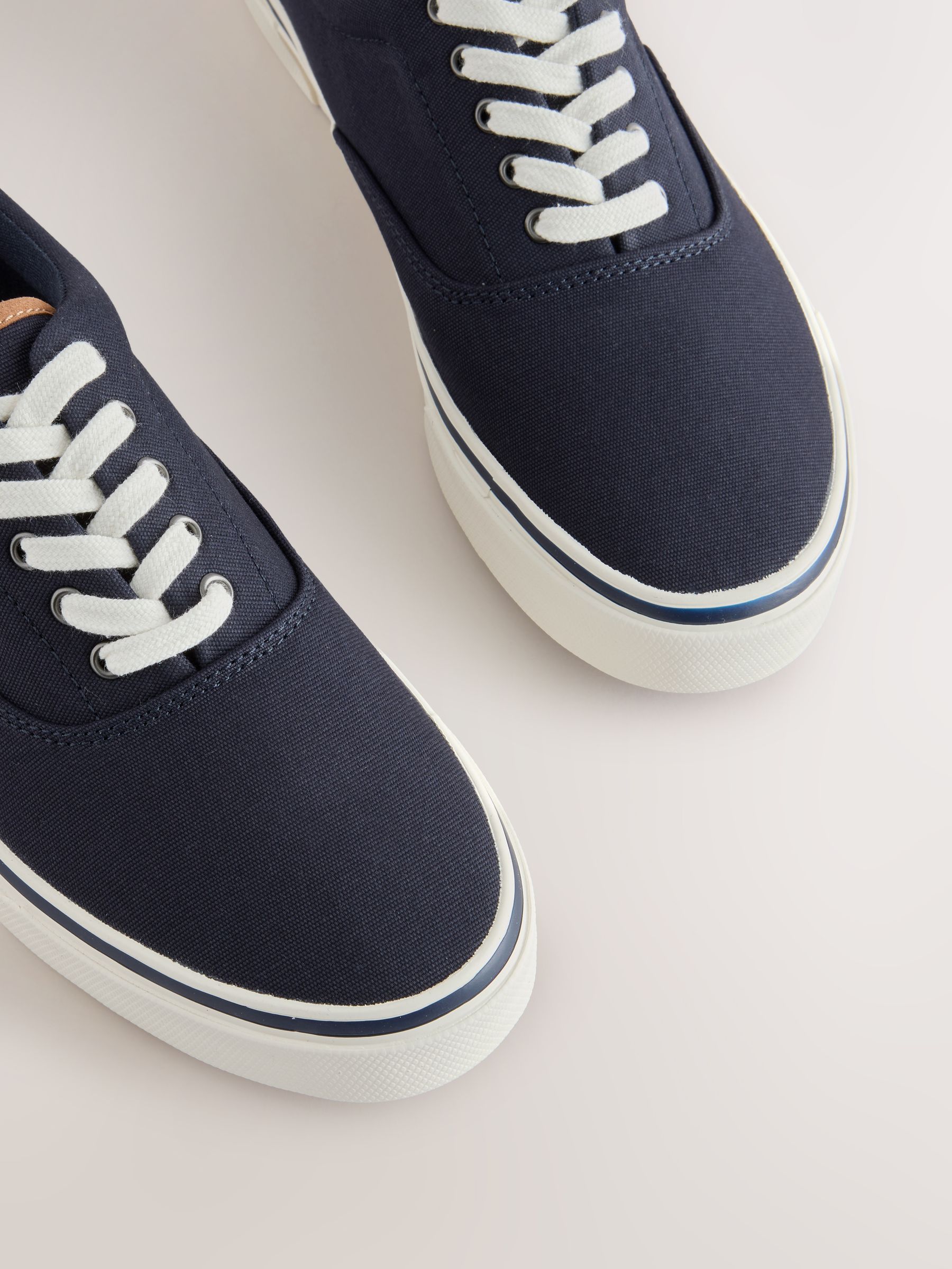 Buy Navy Canvas CVO Trainers from the Next UK online shop
