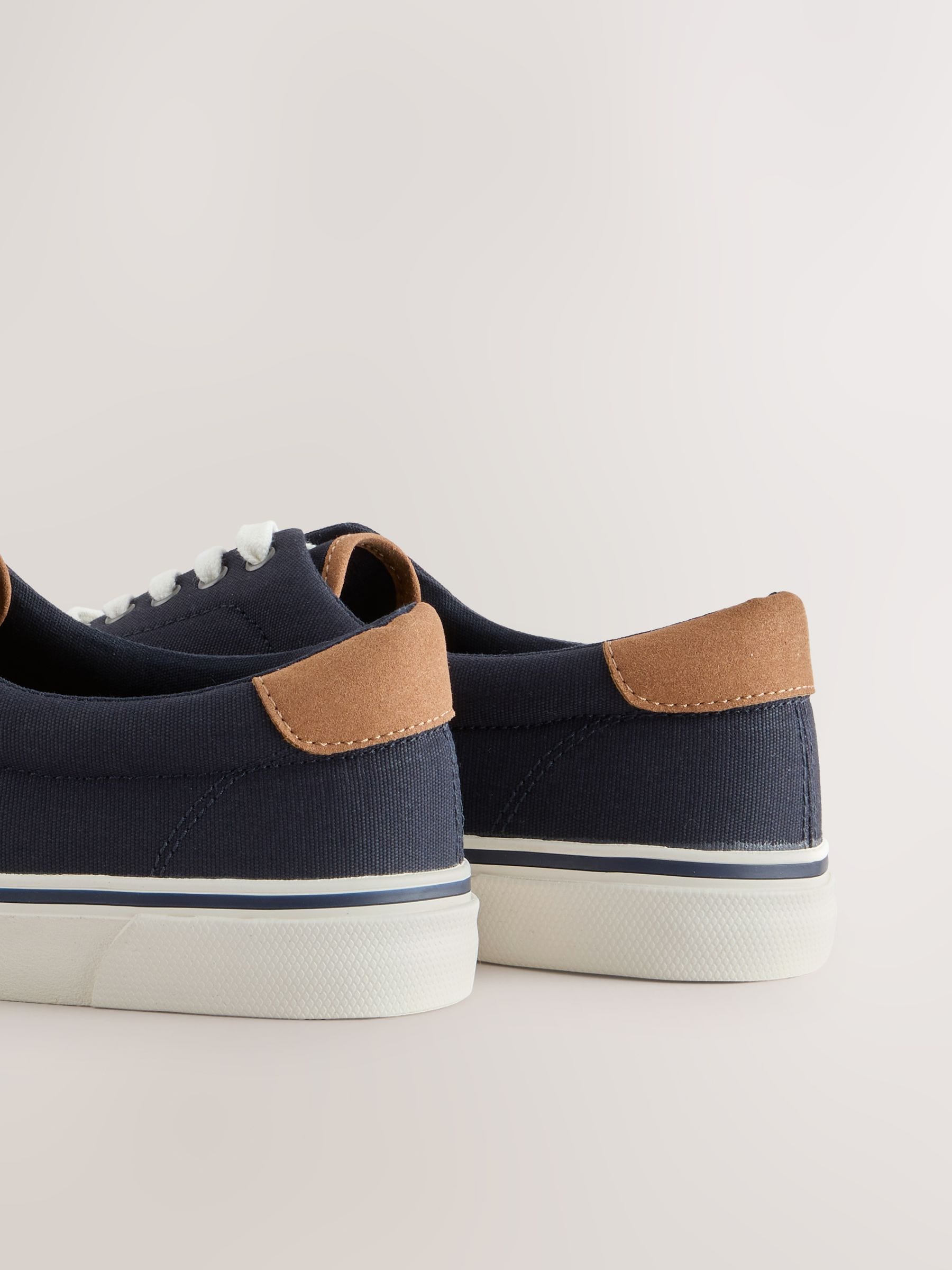 Navy&Coページ Buy Navy Canvas CVO Trainers from the Next UK online shop