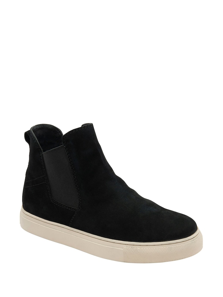 Ravel Black Suede Ankle Boots - Image 1 of 4 Ravel Black Suede Ankle Boots - Image 1 of 4