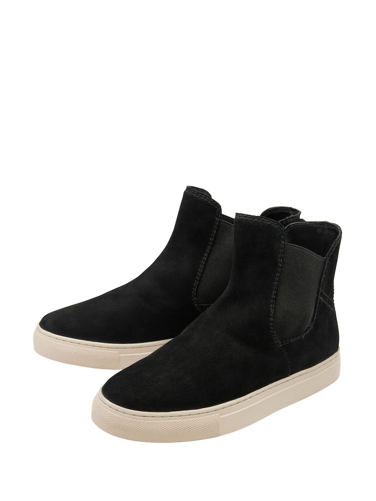 Ravel Black Suede Ankle Boots - Image 2 of 4 Ravel Black Suede Ankle Boots - Image 2 of 4