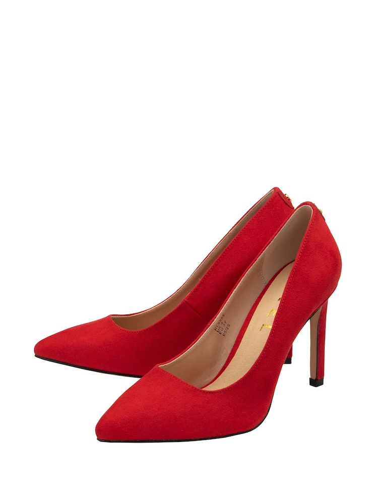 Ravel Blood Red Stiletto Heel Court Shoes - Image 2 of 4 Ravel Blood Red Stiletto Heel Court Shoes - Image 2 of 4