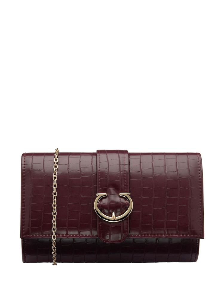 Rojo - Bolsa de embrague Ravel con cadena - Imagen 1 de 4 Rojo - Bolsa de embrague Ravel con cadena - Imagen 1 de 4