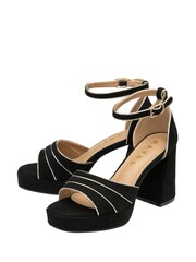 Ravel Black Heeled Sandals - Image 2 of 4