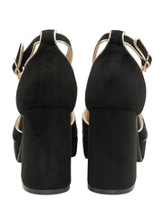 Ravel Black Heeled Sandals - Image 3 of 4