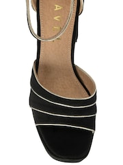 Ravel Black Heeled Sandals - Image 4 of 4