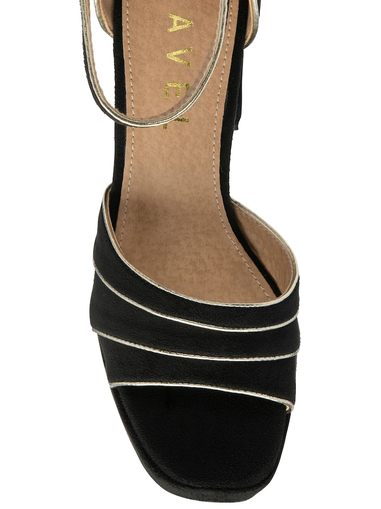 Ravel Black Heeled Sandals - Image 4 of 4