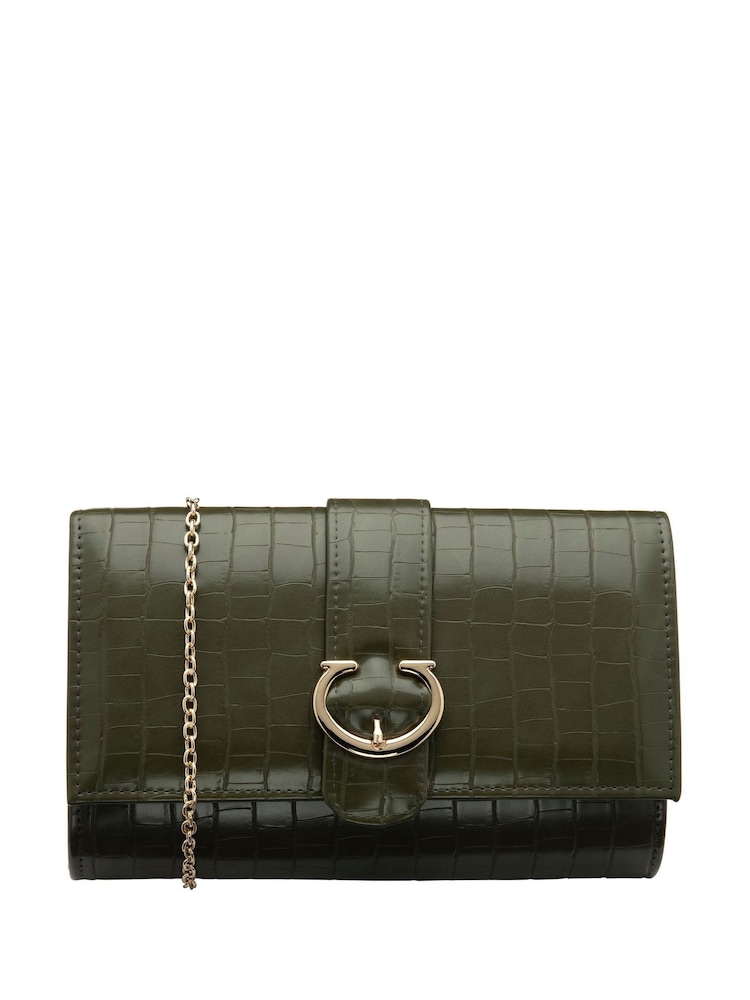 Verde - Bolsa de embrague Ravel con cadena - Imagen 1 de 4 Verde - Bolsa de embrague Ravel con cadena - Imagen 1 de 4