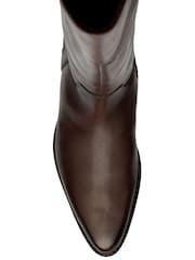 Ravel Brown Leather Knee High Boots - Image 4 of 4