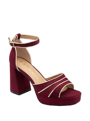 Ravel Red Heeled Sandals - Image 1 of 4