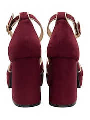 Ravel Red Heeled Sandals - Image 3 of 4