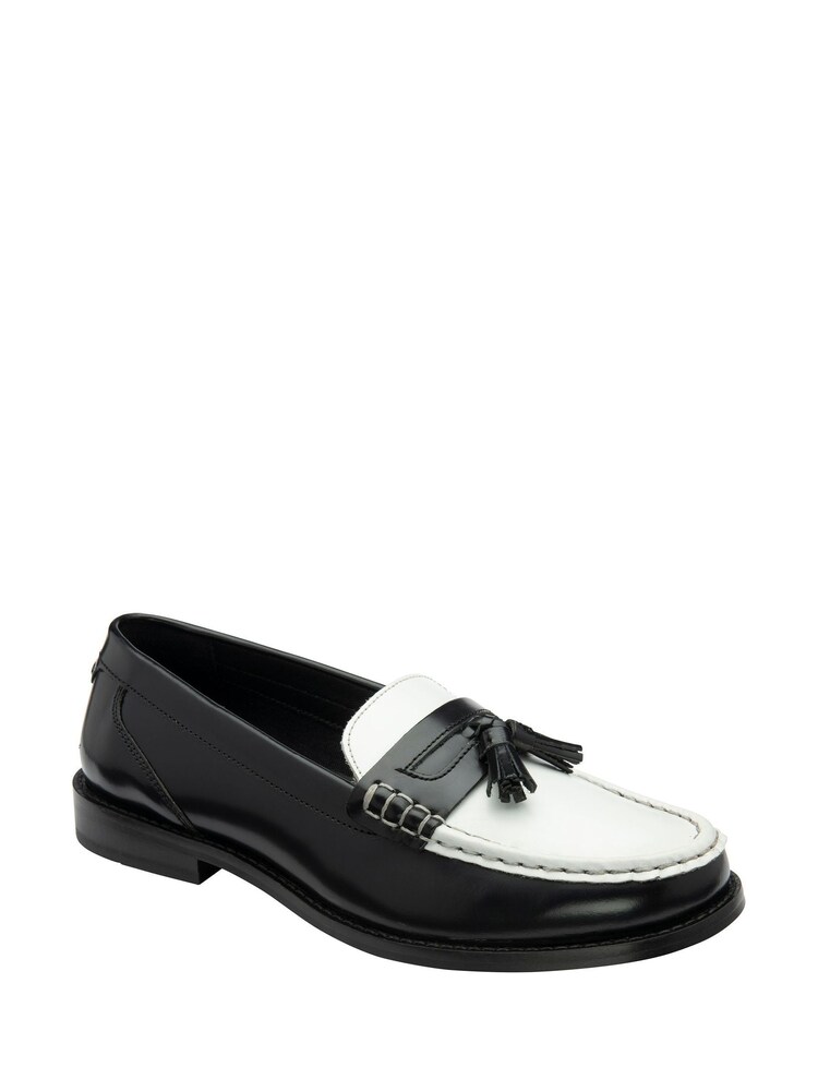 Ravel Black Leather Loafers - Image 1 of 4 Ravel Black Leather Loafers - Image 1 of 4