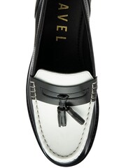 Ravel Black Leather Loafers - Image 4 of 4