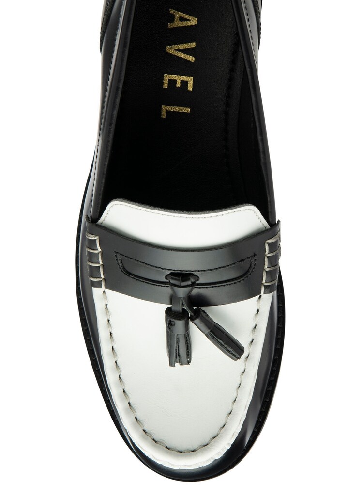 Ravel Black Leather Loafers - Image 4 of 4