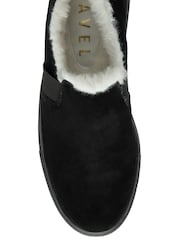 Ravel Black Suede Slip On Shoes - Image 4 of 4