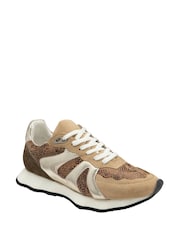 Ravel Natural Leather Lace-Up Trainers - Image 1 of 4