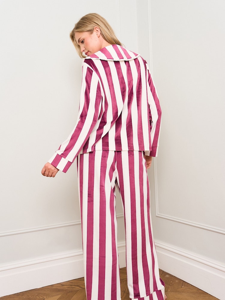 Jim Jam the Label Purple Stripe Pyjamas - Image 2 of 5