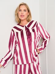 Jim Jam the Label Purple Stripe Pyjamas - Image 4 of 5