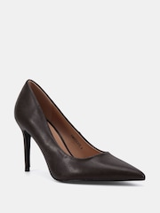 Novo Brown Wide Fit Immaculate Point Court Shoes - Image 3 of 6