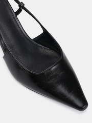 Novo Black Izzy Low Heel Slingback Point Courts - Image 5 of 6