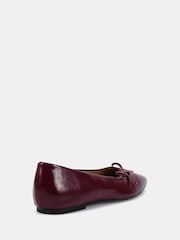 Vermelho - Novo Camilla Asymetric Bow Ballerinas - Imagem 4 de 6