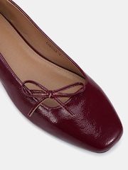 Vermelho - Novo Camilla Asymetric Bow Ballerinas - Imagem 6 de 6