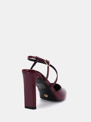 Novo Red Indie Point Toe Strappy Court Shoes - Image 3 of 6
