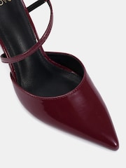Novo Red Indie Point Toe Strappy Court Shoes - Image 4 of 6