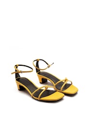 Off The Hook Holborn Bajo Block Heel Leather Ankle Strap Sandals - Imagen 3 de 8
