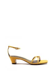 Off The Hook Holborn Bajo Block Heel Leather Ankle Strap Sandals - Imagen 4 de 8