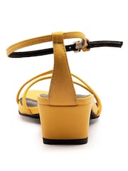 Off The Hook Holborn Bajo Block Heel Leather Ankle Strap Sandals - Imagen 8 de 8