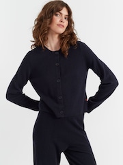 Chinti & Parker Wool Cashmere Crew Neck Cardigan - Image 1 of 4