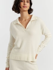 Chinti & Parker Wool Cashmere Collared Sweater - Image 1 of 4