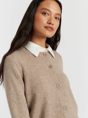 Chinti & Parker Wool Cashmere Crew Neck Cardigan - Image 3 of 4