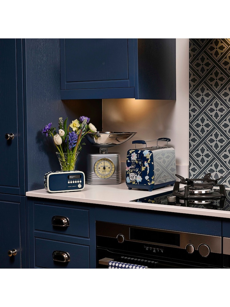 Laura Ashley Elveden Navy 2-Slice Toaster - Image 1 of 6