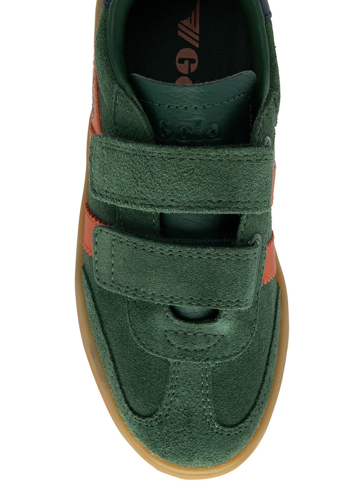Gola Green Kids Viper Strap Suede Trainers - Image 4 of 4 Gola Green Kids Viper Strap Suede Trainers - Image 4 of 4
