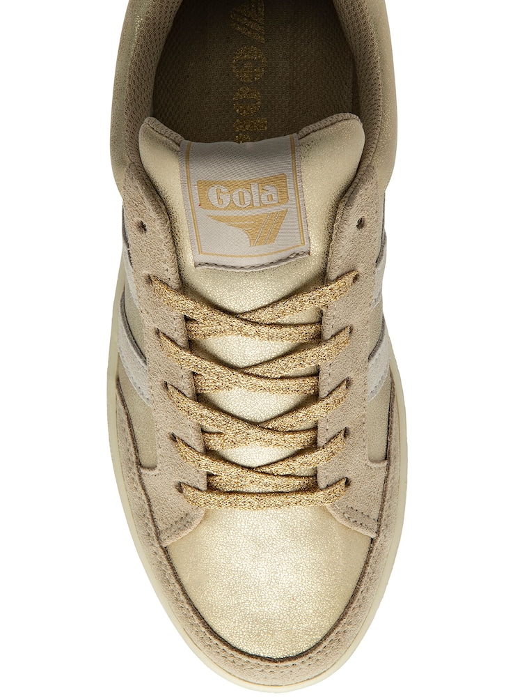 Gola Gold Ladies Superslam Blaze II Lace-Up Trainers - Image 4 of 4 Gola Gold Ladies Superslam Blaze II Lace-Up Trainers - Image 4 of 4