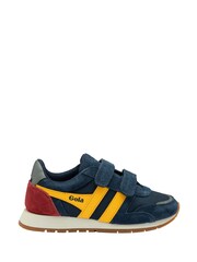 Gola Blue Kids Austin Strap Nylon Trainers - Image 1 of 4
