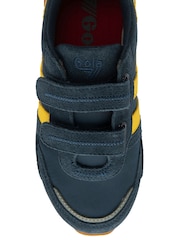 Gola Blue Kids Austin Strap Nylon Trainers - Image 4 of 4
