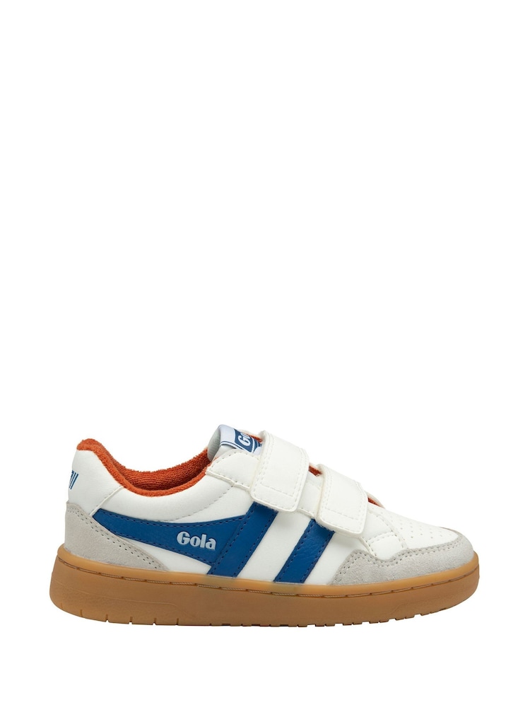 Gola Off White Kids Eagle Strap Trainers - Image 1 of 4