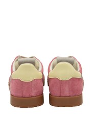 Gola Pink Kids Elan Suede Lace-Up Trainers - Image 3 of 4