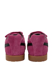 Gola Green Kids Harrier Strap Suede Strap Trainers - Image 3 of 4