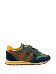 Gola Green Kids Daytona Pure Strap Trainers - Image 1 of 4